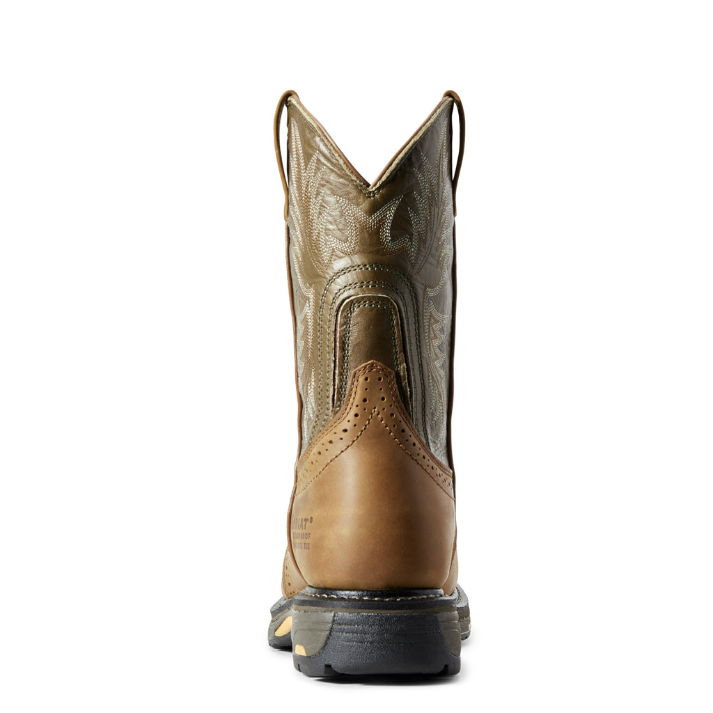 WORKHOG COMPOSITE-TOE EH WP - AGED BARK / ARMY GRN