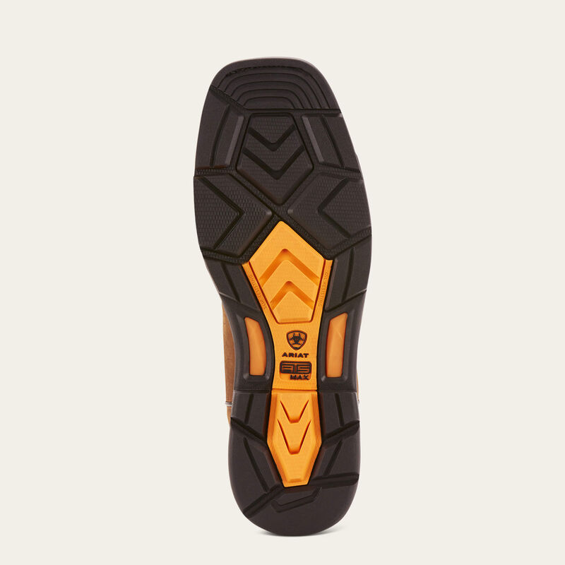 Close-up of a black and orange sole on a white background