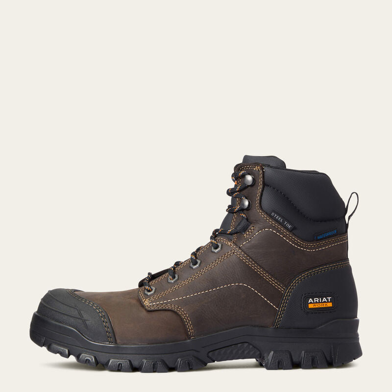 TREADFAST 6" WATERPROOF STEEL-TOE EH WORK BOOT