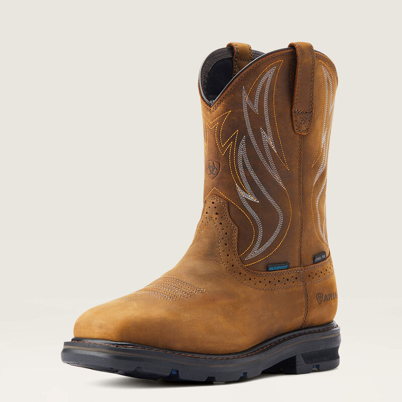 Ariat Sierra Shock Shield Wide Square Toe Waterproof Work Boot
