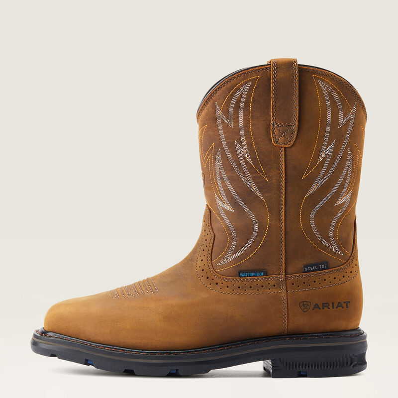 Ariat Sierra Shock Shield Wide Square Toe Waterproof Work Boot