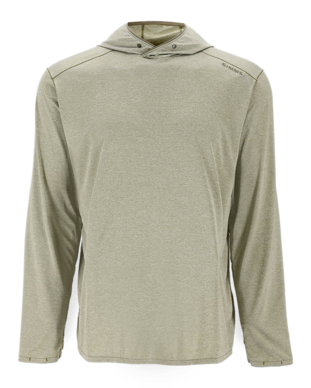 green hoodie on a white background
