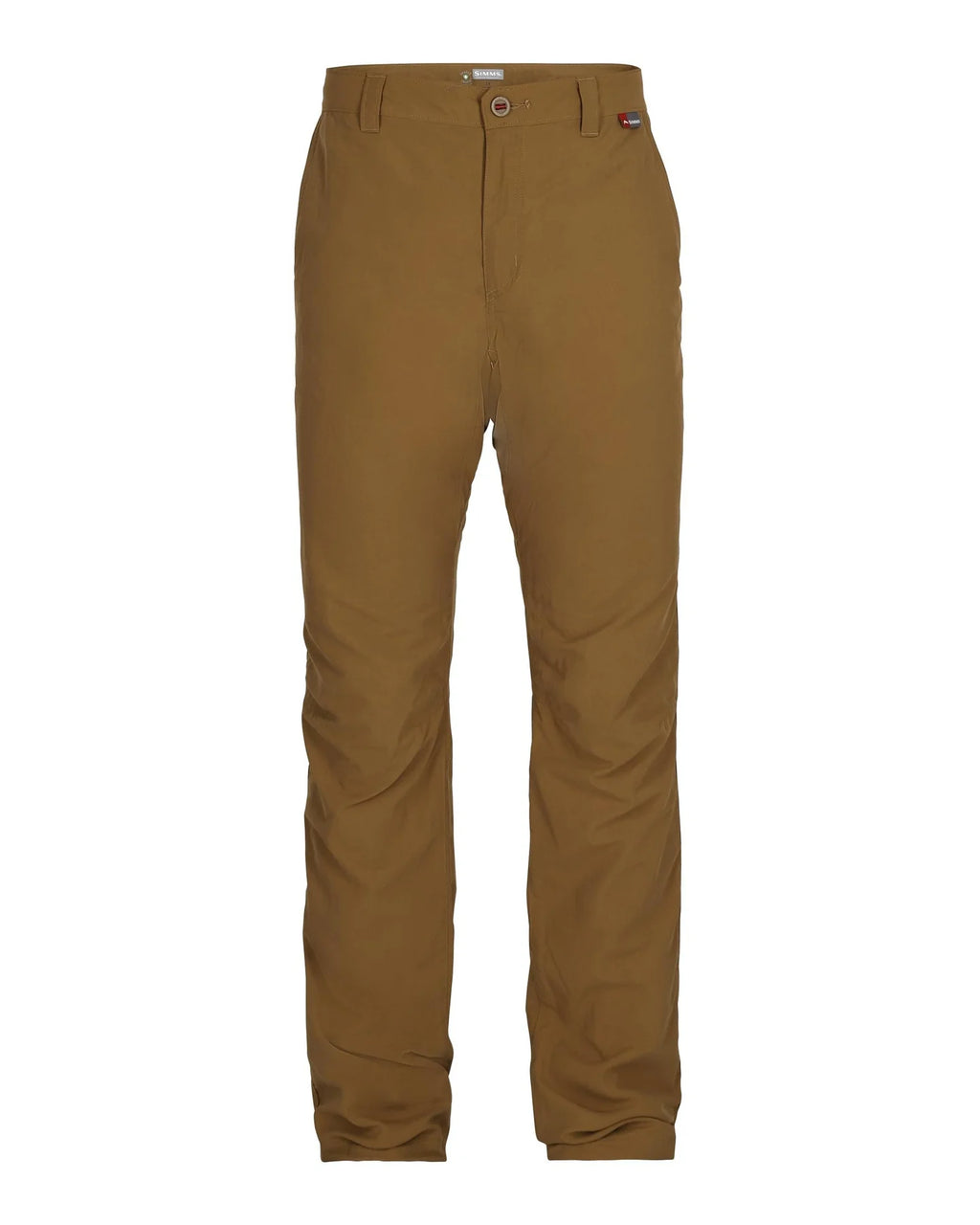 Brown pants on a white background
