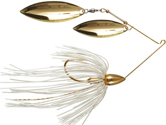 Gold Framed Double Willow Spinnerbaits