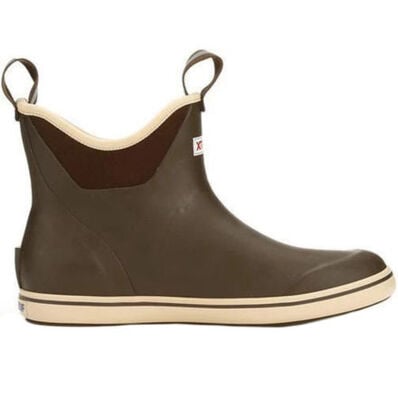 6" ANKLE DECK BOOT - CHOCOLATE TAN