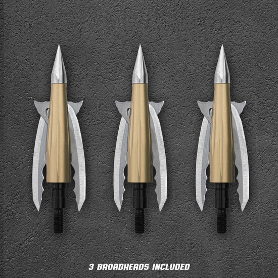BEAST ALUMINUM BROADHEAD 3 PACK