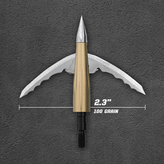 BEAST ALUMINUM BROADHEAD 3 PACK