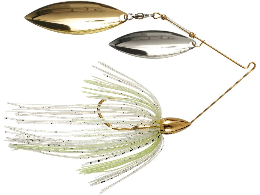 Gold Framed Double Willow Spinnerbaits