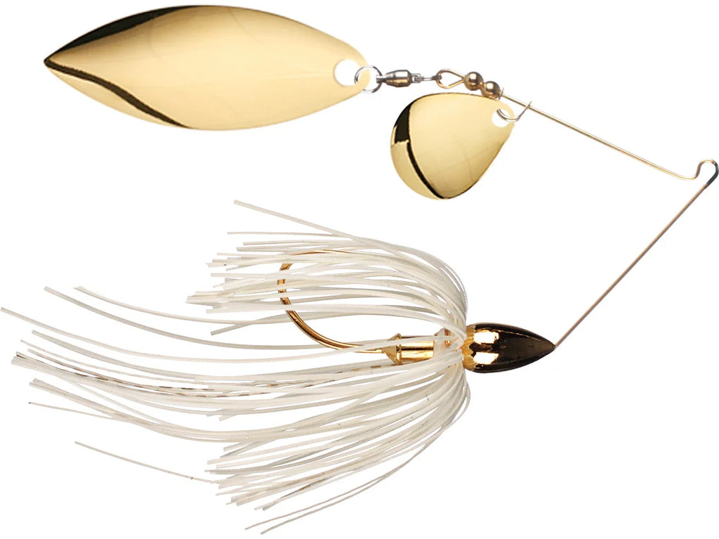 Gold Framed Colorado/Willow Spinnerbaits