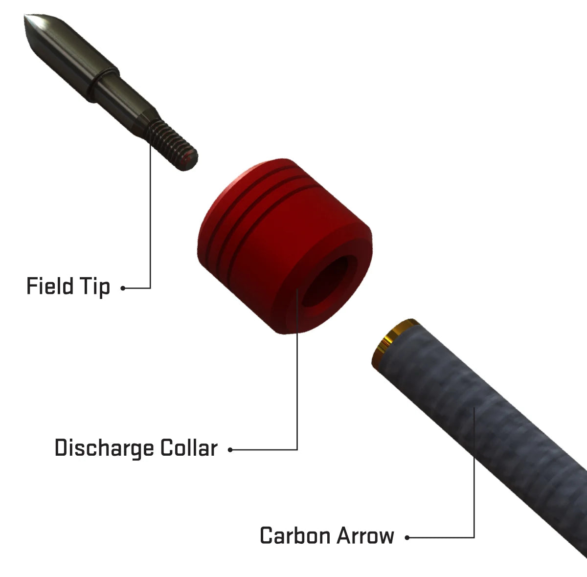 CROSSBOW DISCHARGE BOLT ALPHA NOCK