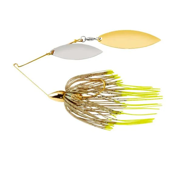 Gold Framed Double Willow Spinnerbaits