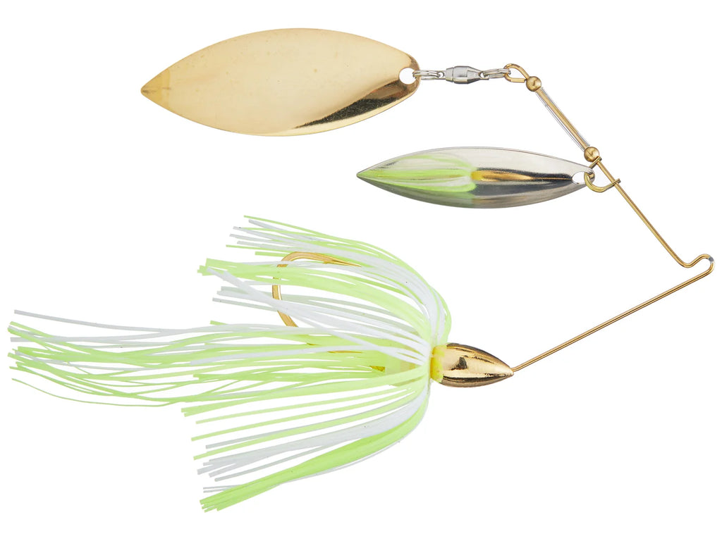 Gold Framed Double Willow Spinnerbaits