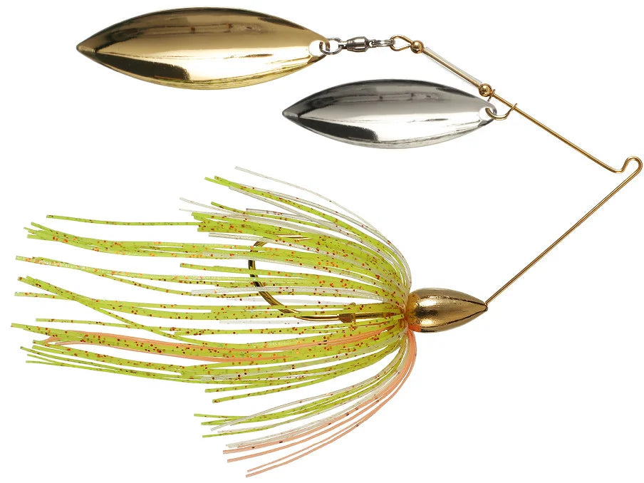 Gold Framed Double Willow Spinnerbaits