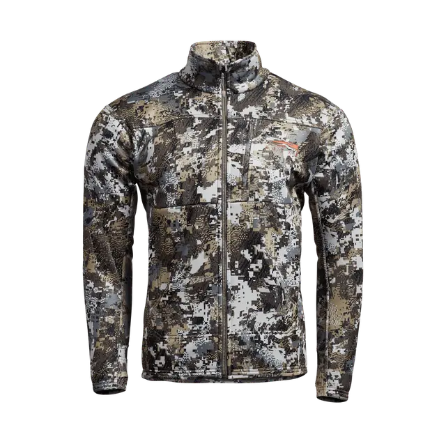 Camouflage jacket on a white background