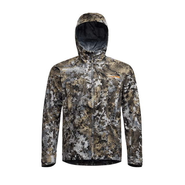 Camouflage jacket on a white background