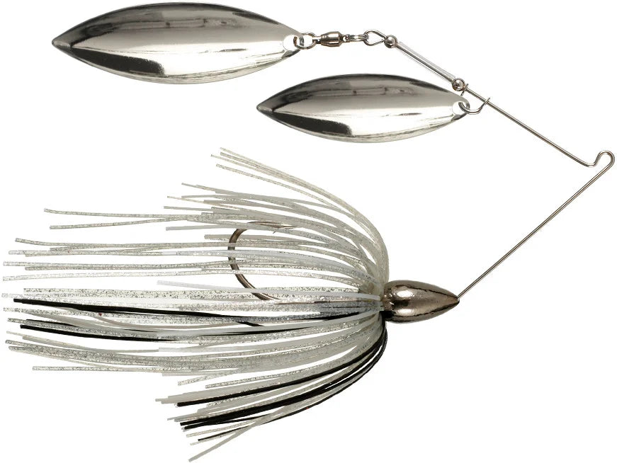 Nickel Frame Double Willow Spinnerbaits