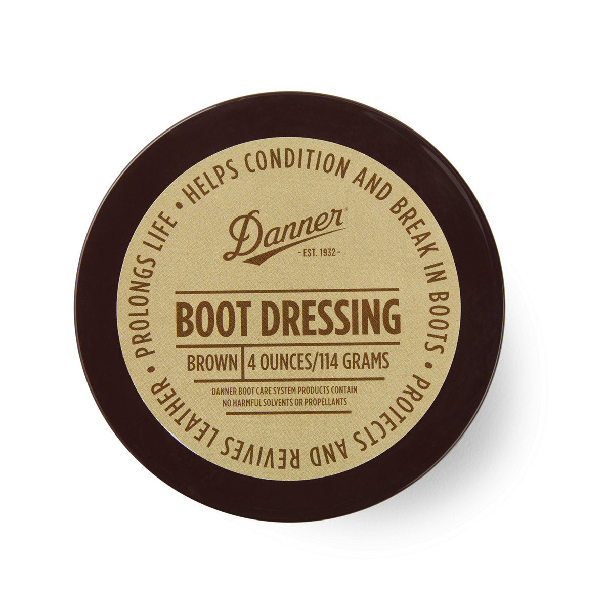 BOOT DRESSING BROWN 4 OZ