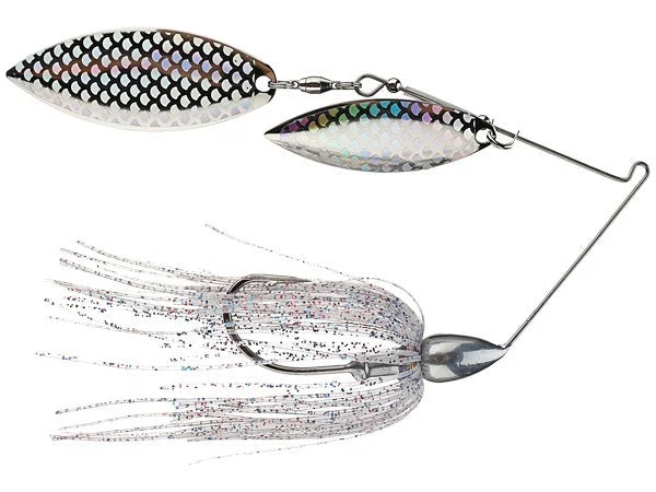 Nickel Frame Double Willow Spinnerbaits