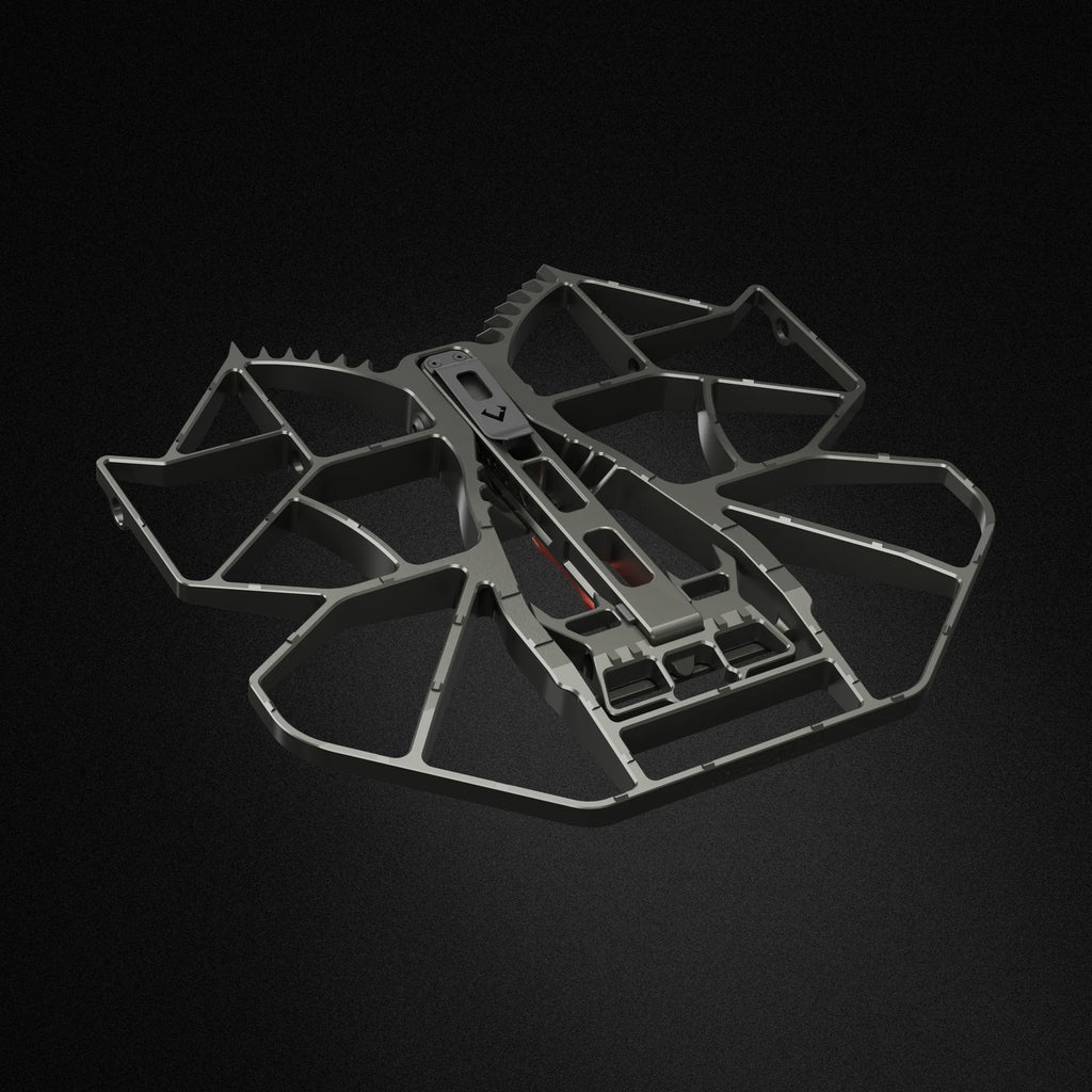 saddle hunting platform on a grey background
