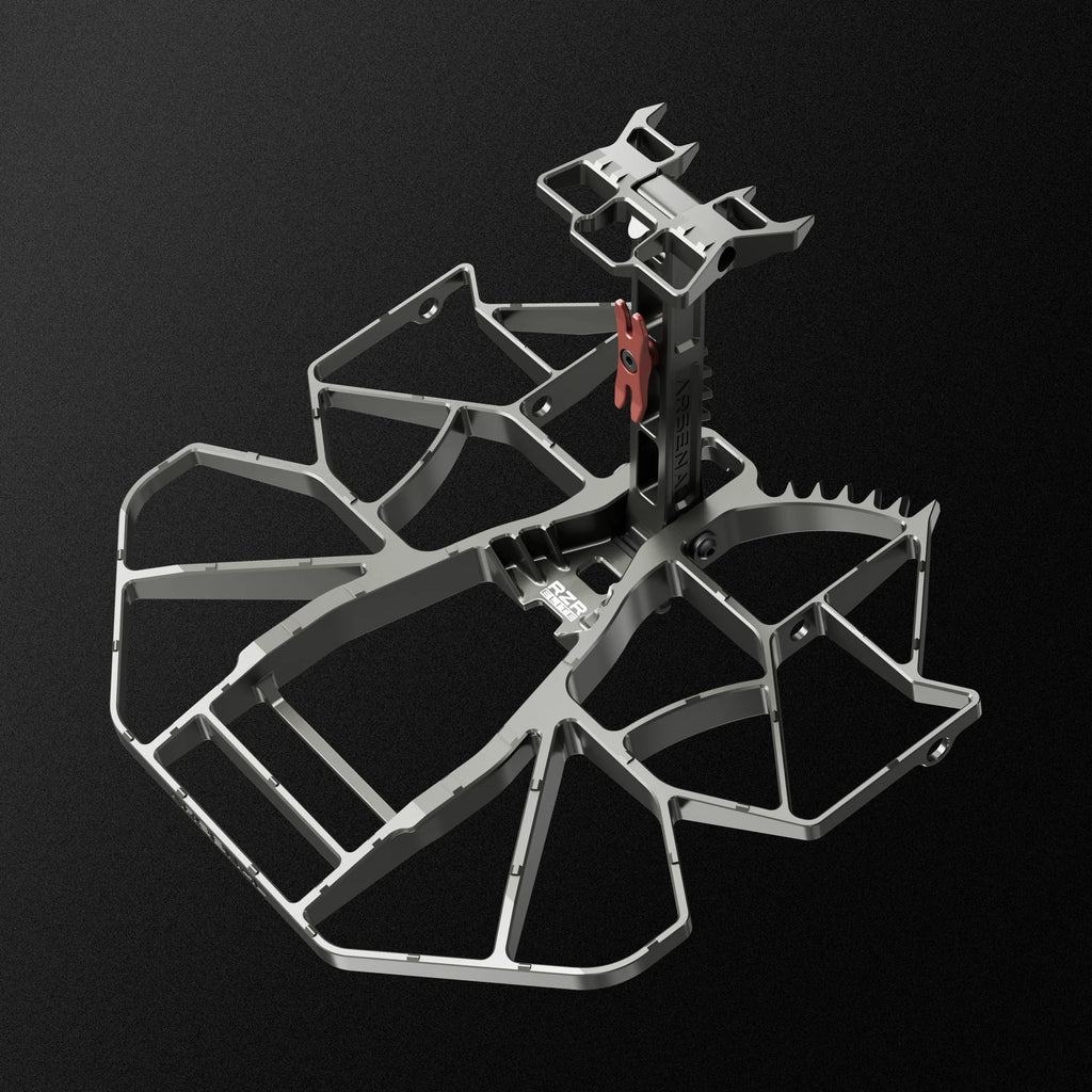saddle hunting platform on a grey background
