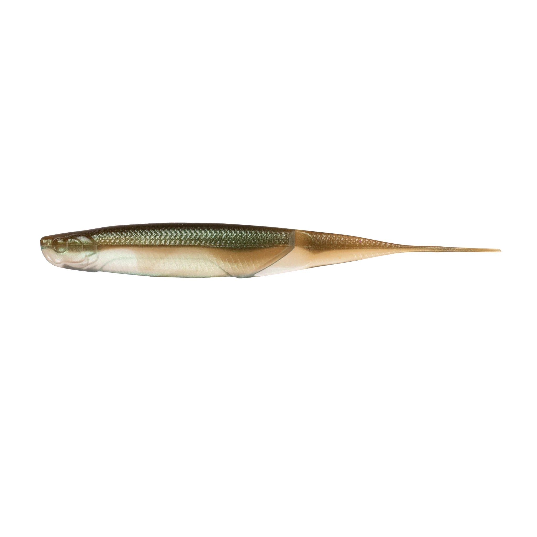 Realistic fish lure on a white background