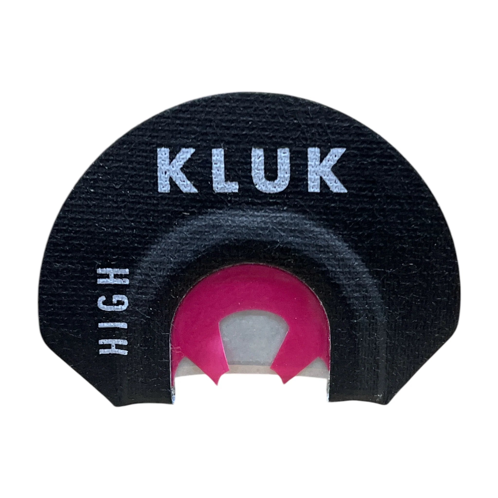 Black hunting call with 'KLUK' branding on a white background