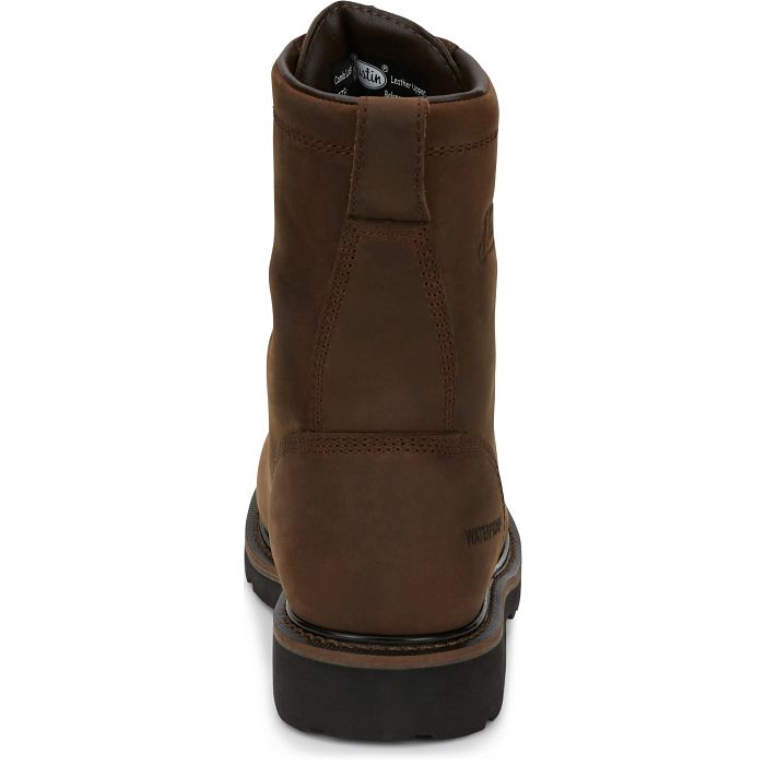 Justin Drywall 8" Waterproof Steel Toe Work Boot