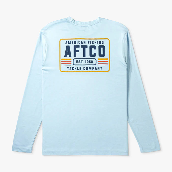 AFTCO License Plate Long Sleeve Sun Shirt
