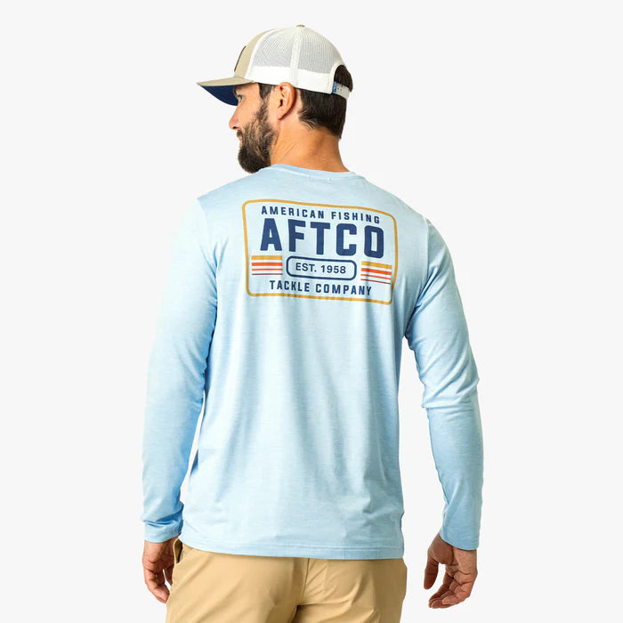 AFTCO License Plate Long Sleeve Sun Shirt
