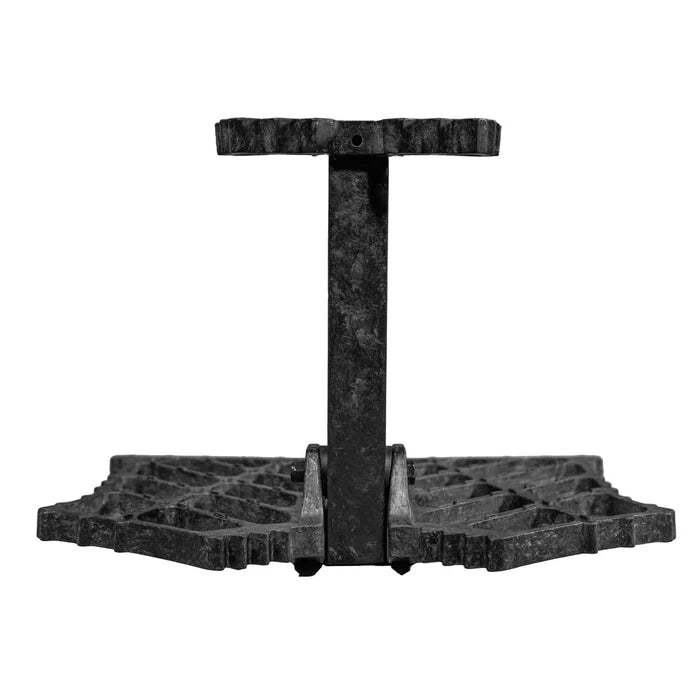 Carbon saddle hunting platform on a white background