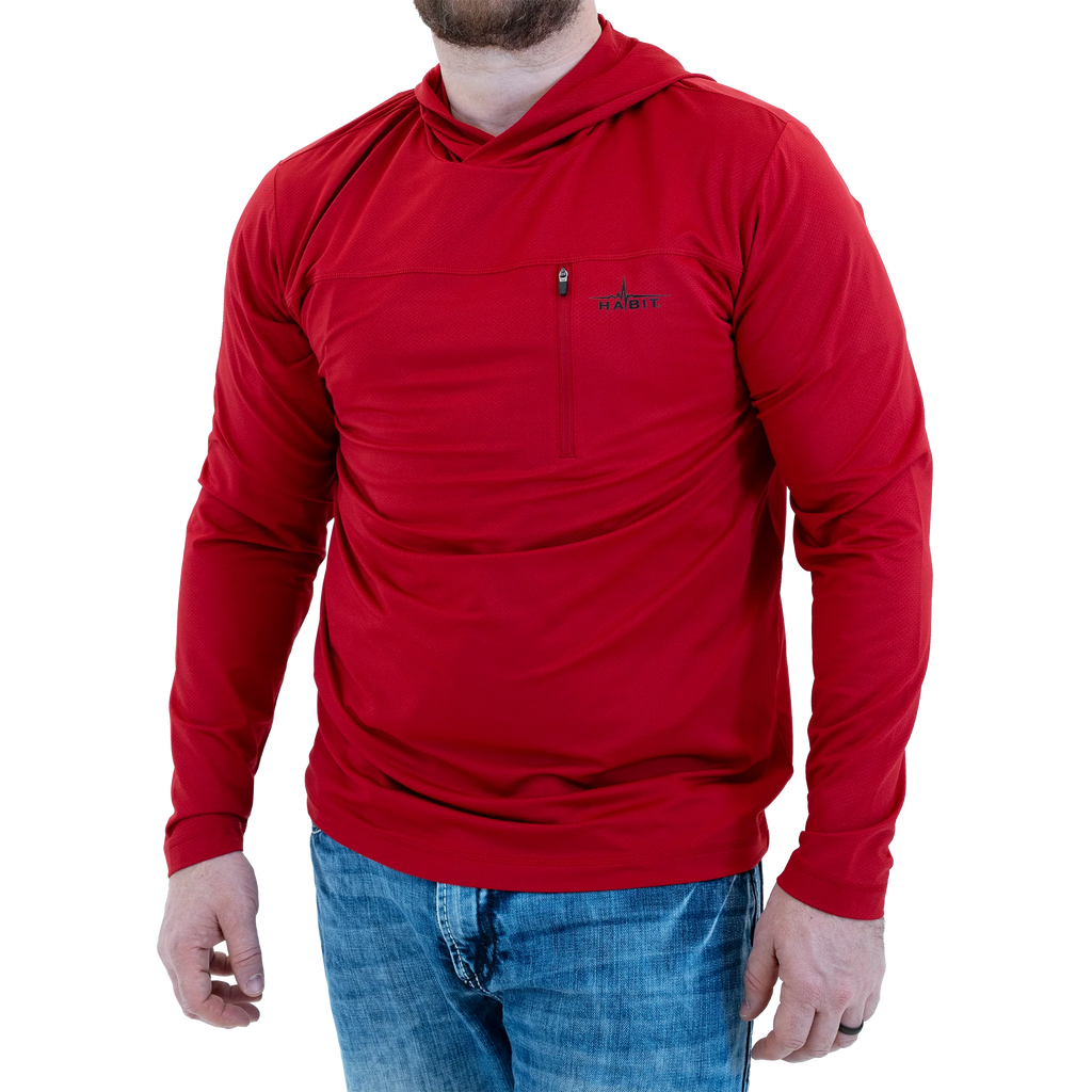 Habit Men's Wind Drift Mesh Hoodie