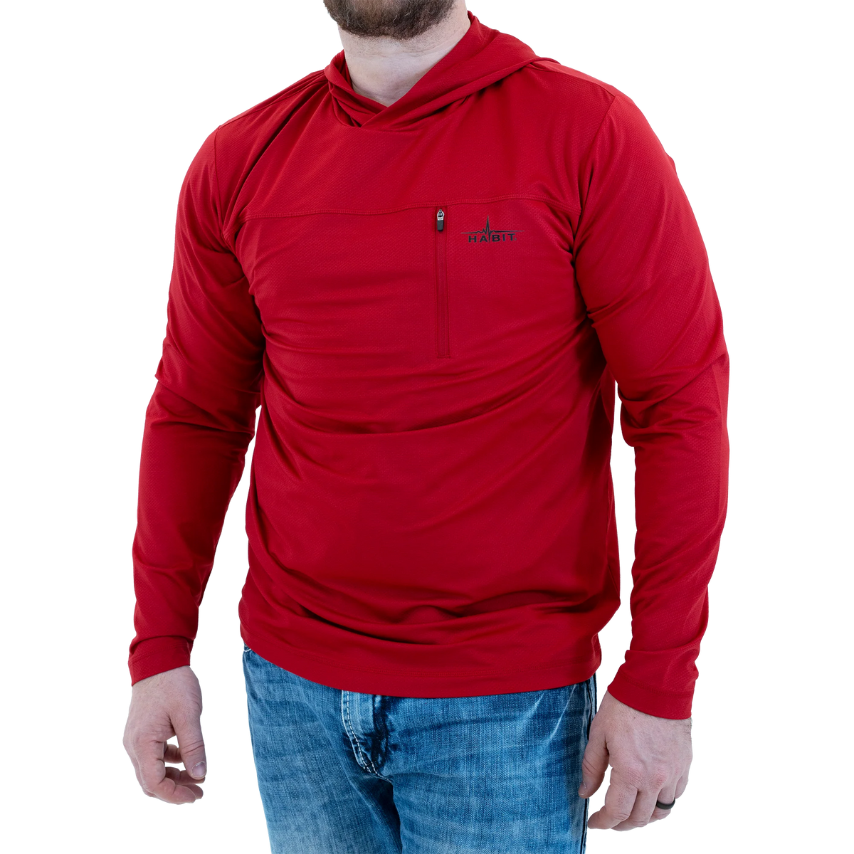 Habit Men's Wind Drift Mesh Hoodie