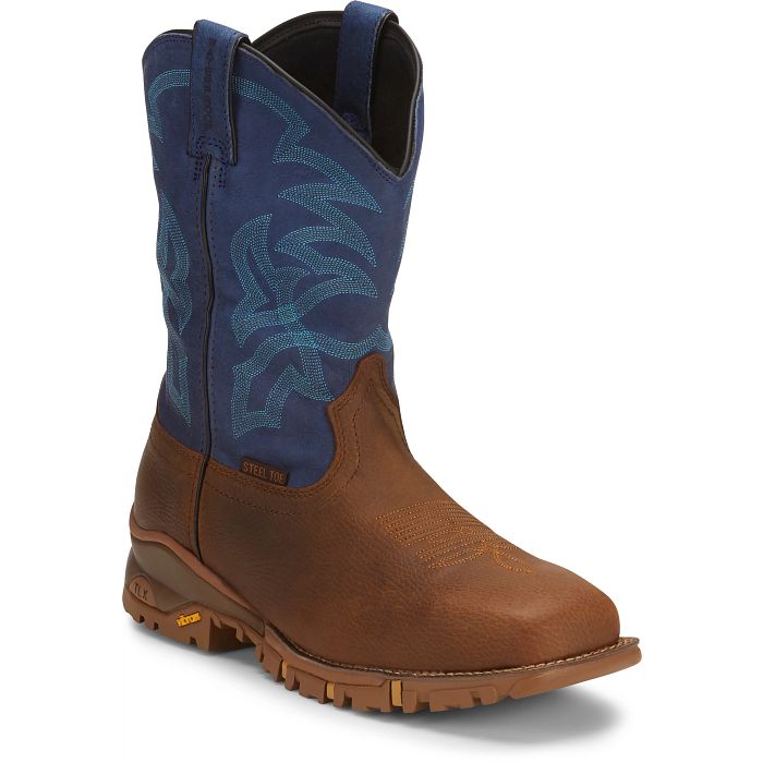 Tony Lama Roustabout 11" Steel Toe Waterproof Work Boot