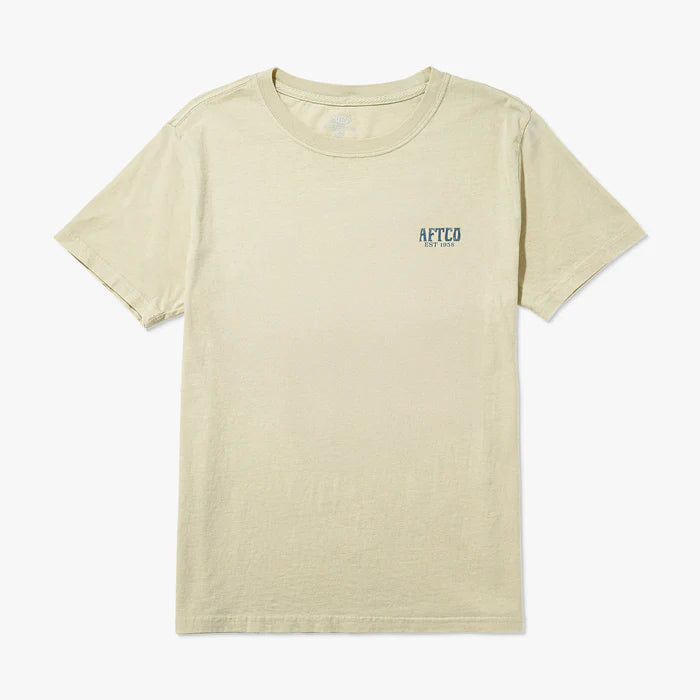 white shirt with logo on a white background
