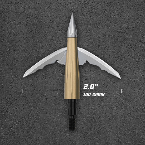 BEAST ALUMINUM BROADHEAD 3 PACK