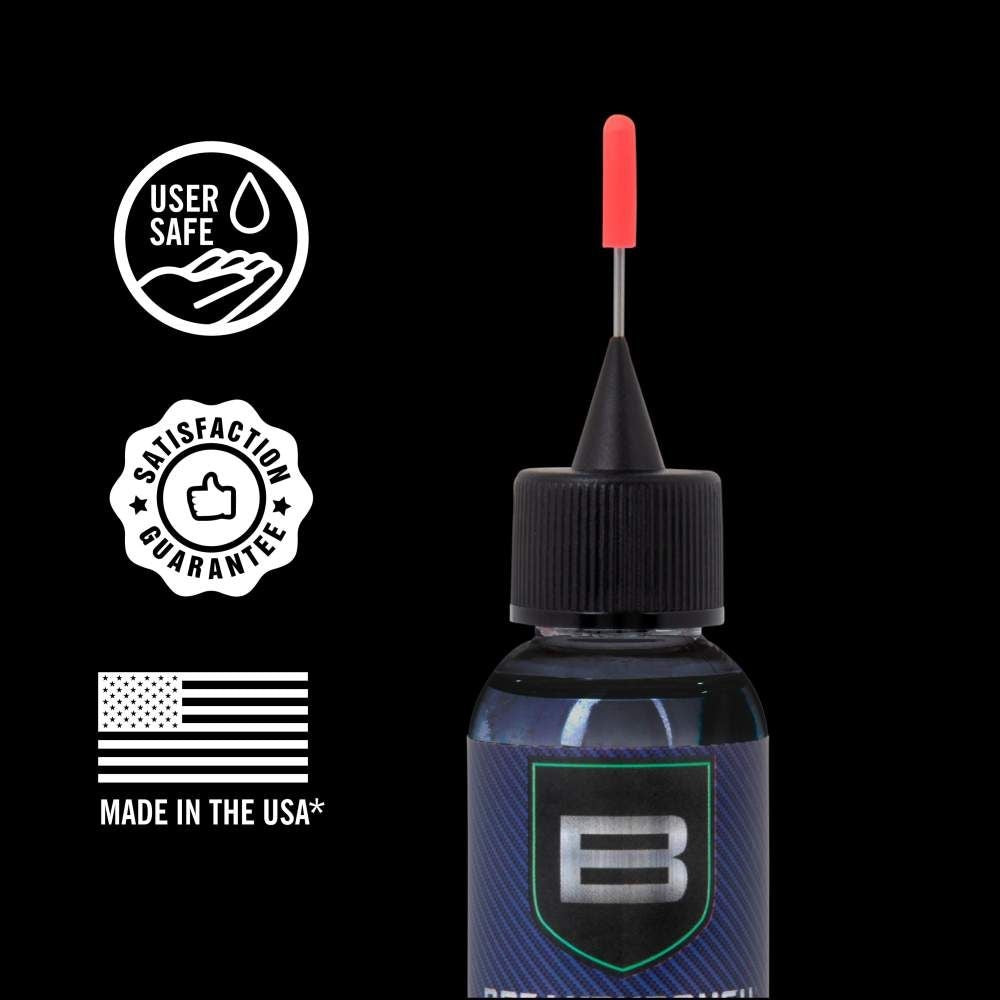 BATTLE BORN HP PRO LUBRICANT & PROTECTANT, 2 OZ BOTTLE W/ NEEDLE TIP APPLICATOR, CLEAR