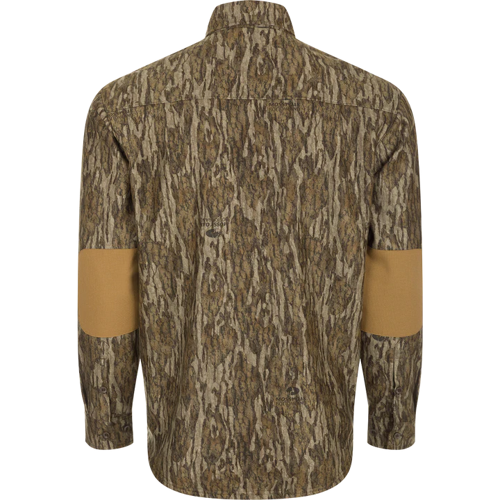 MST MICROFLEECE SOFTSHELL SHIRT - MOSSY OAK BOTTOMLAND
