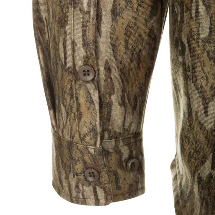 MST MICROFLEECE SOFTSHELL SHIRT - MOSSY OAK BOTTOMLAND