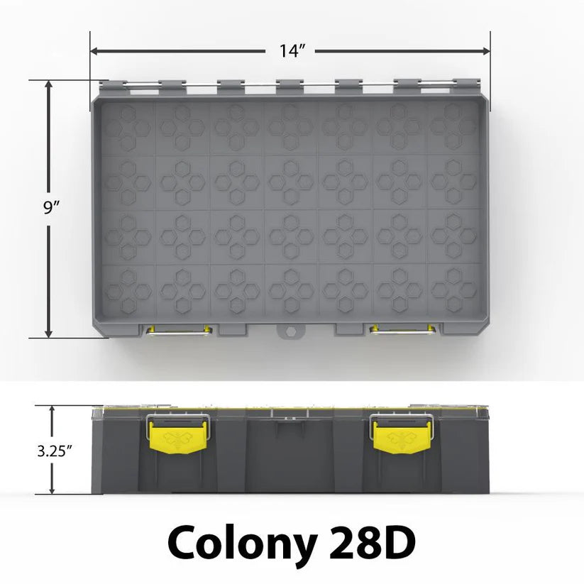 MEDIUM/LONG - COLONY 28D DEEP MODULAR TACKLE BOX