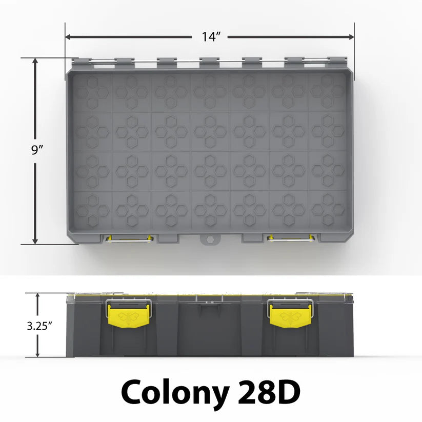 EMPTY COLONY 28D DEEP MODULAR TACKLE BOX