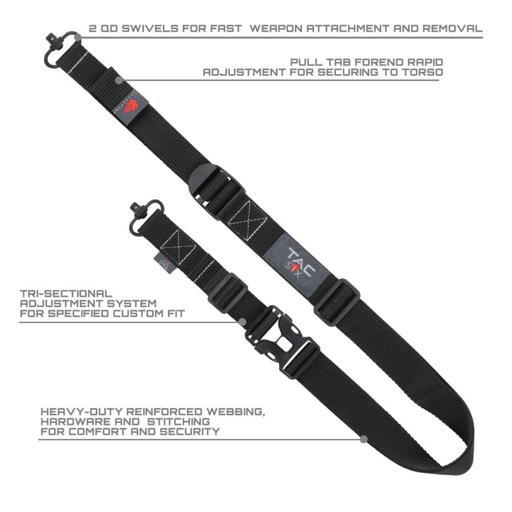 TAC-SIX CITADEL QD CONNECT DOUBLE POINT SLING