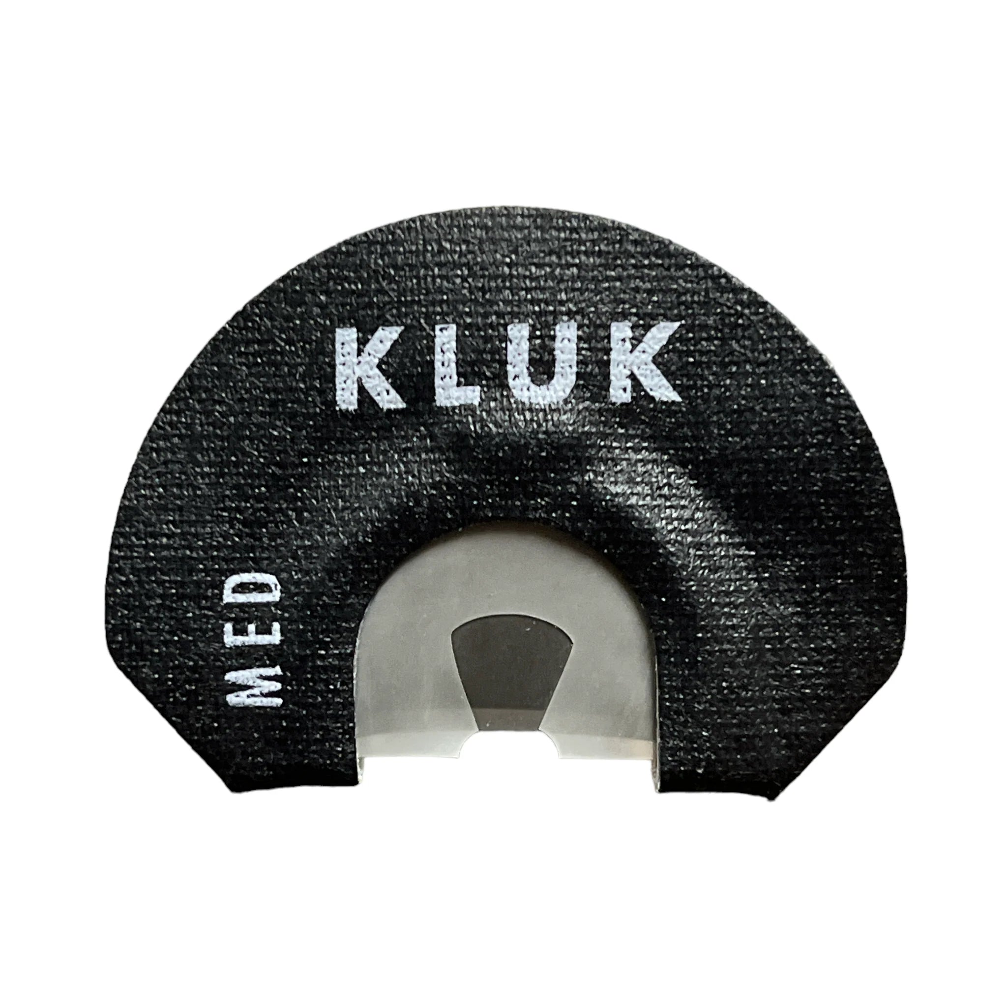 Black hunting call with 'KLUK' branding on a white background