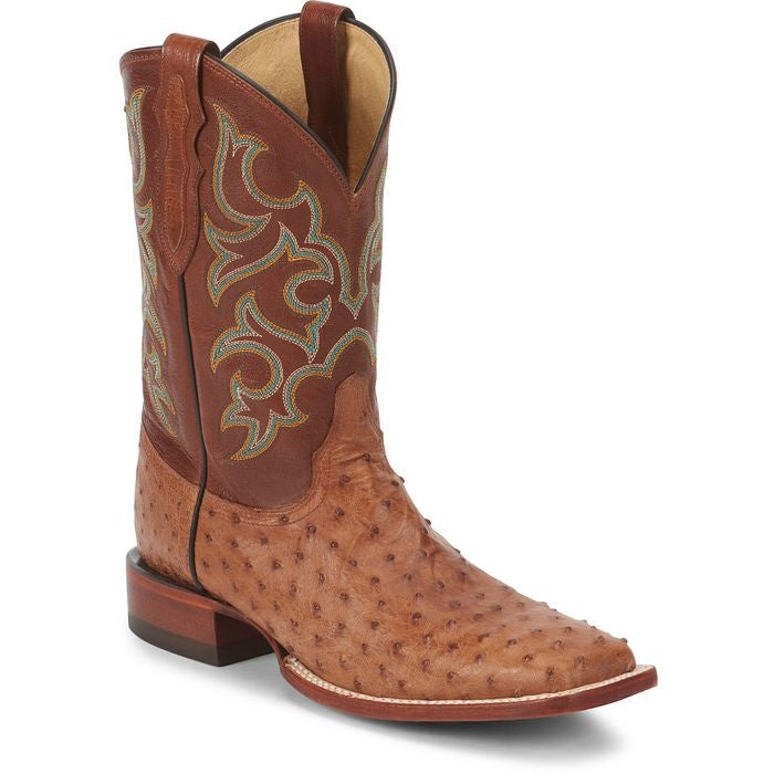 TRUMAN 11" FULL QUILL OSTRICH WESTERN BOOT