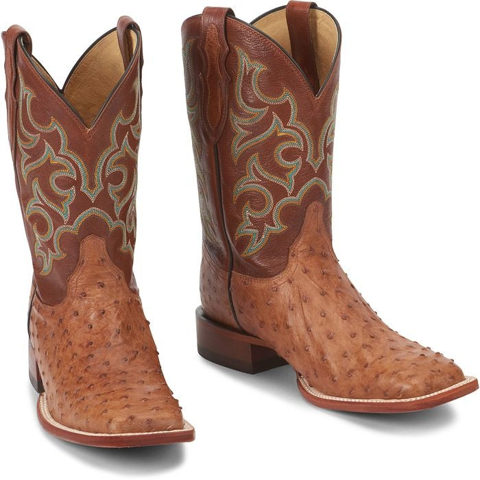 TRUMAN 11" FULL QUILL OSTRICH WESTERN BOOT
