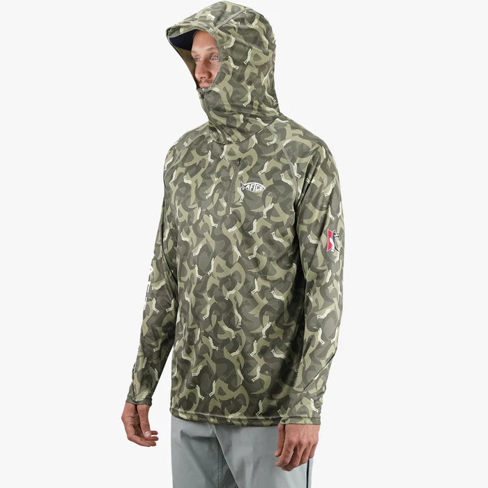 JASON CHRISTIE CAMO LS PERFORMANCE SHIRT
