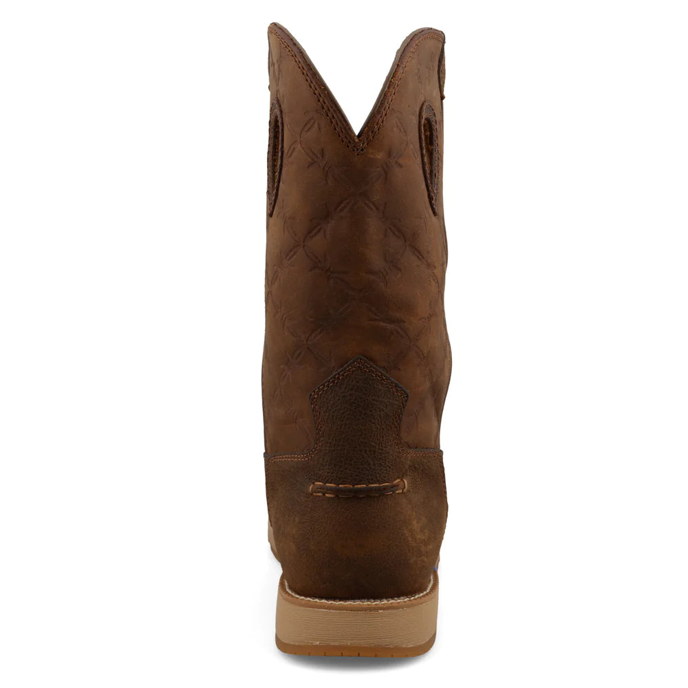 11" WORK PULL ON WEDGE SOLE BOOT