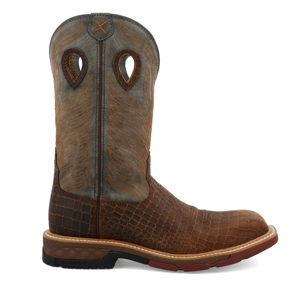 12" COMPOSITE-TOE WESTERN WORK BOOT EH