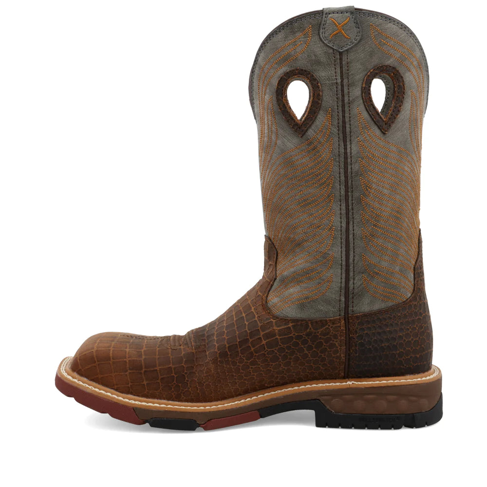12" COMPOSITE-TOE WESTERN WORK BOOT EH