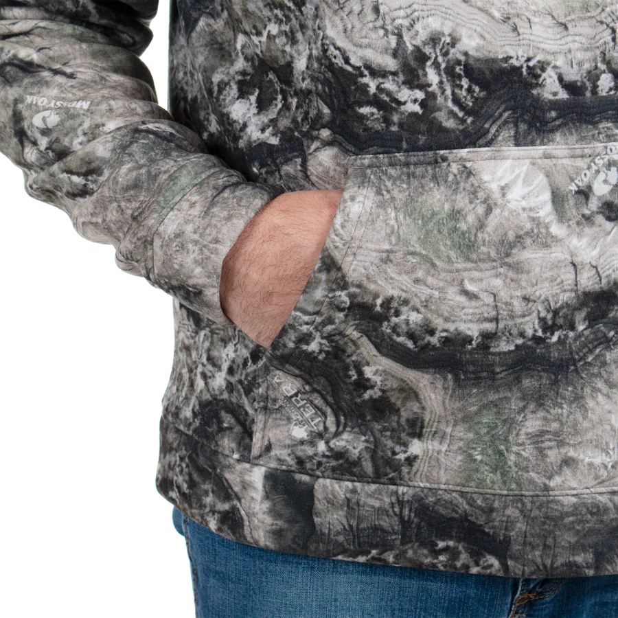 MEN'S BOW STRING SHERPA HOODIE - BOTTOMLAND