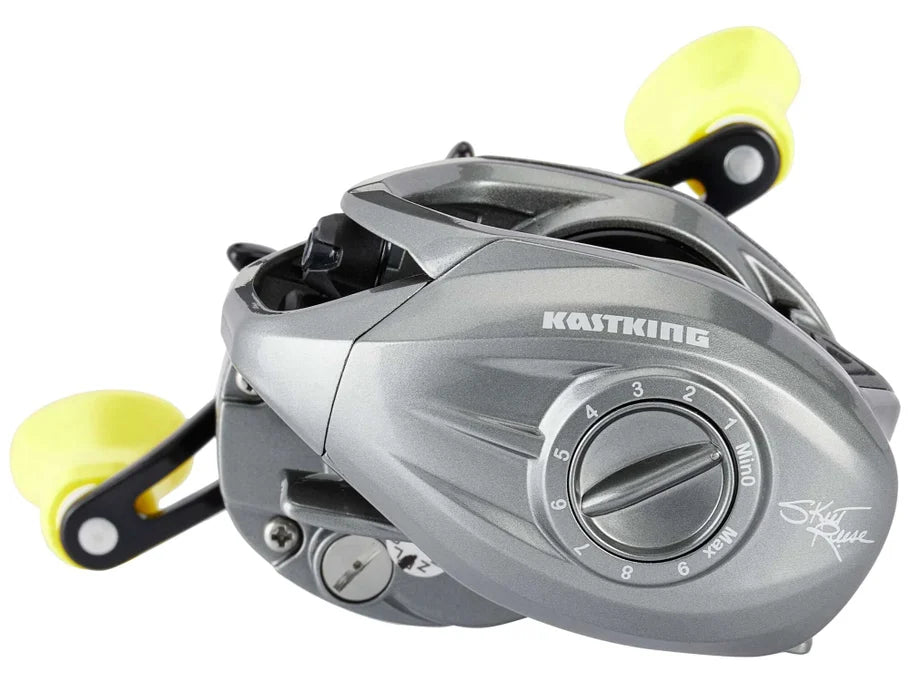 KastKing fishing reel on a white background